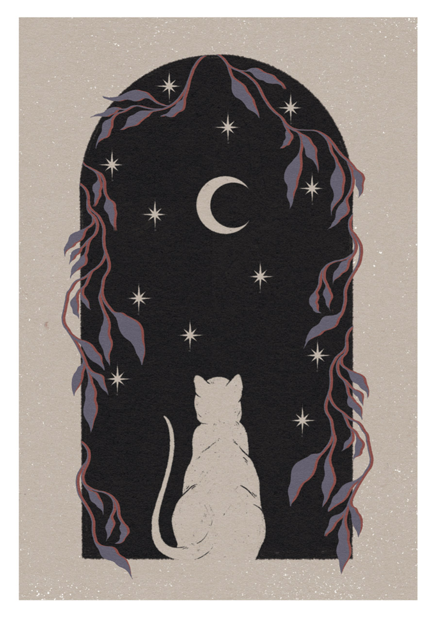 Marta Font - Cat on the Moon