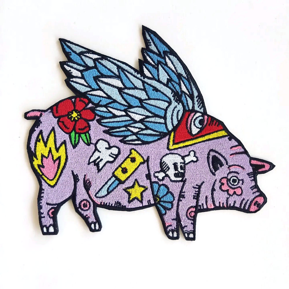 Asis Percales - Cerdo tatuado (parche)